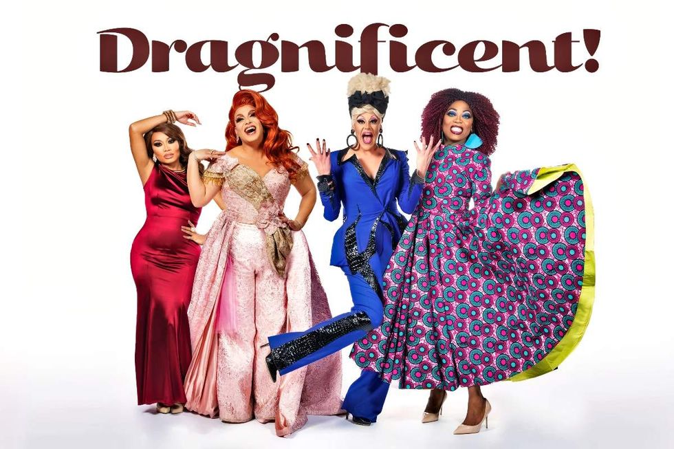 \u200bJujubee, Alexis Michelle, Thorgy Thor, and BeBe Zahara Benet on Dragnificent