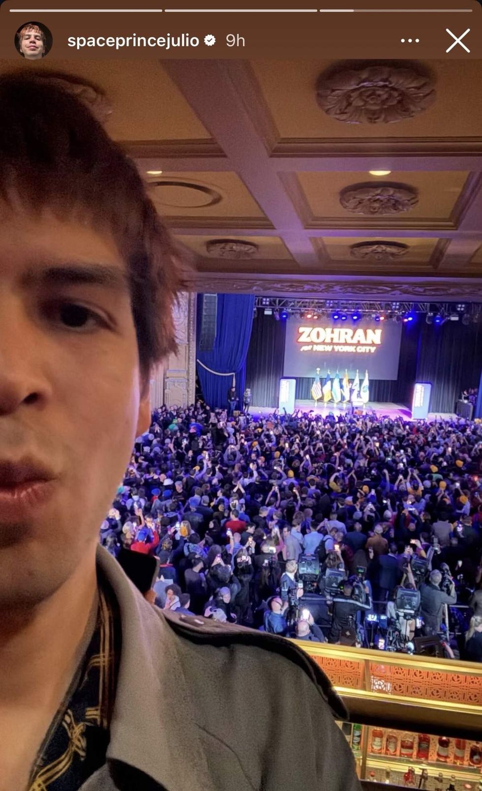 \u200bJulio Torres via Instagram Story