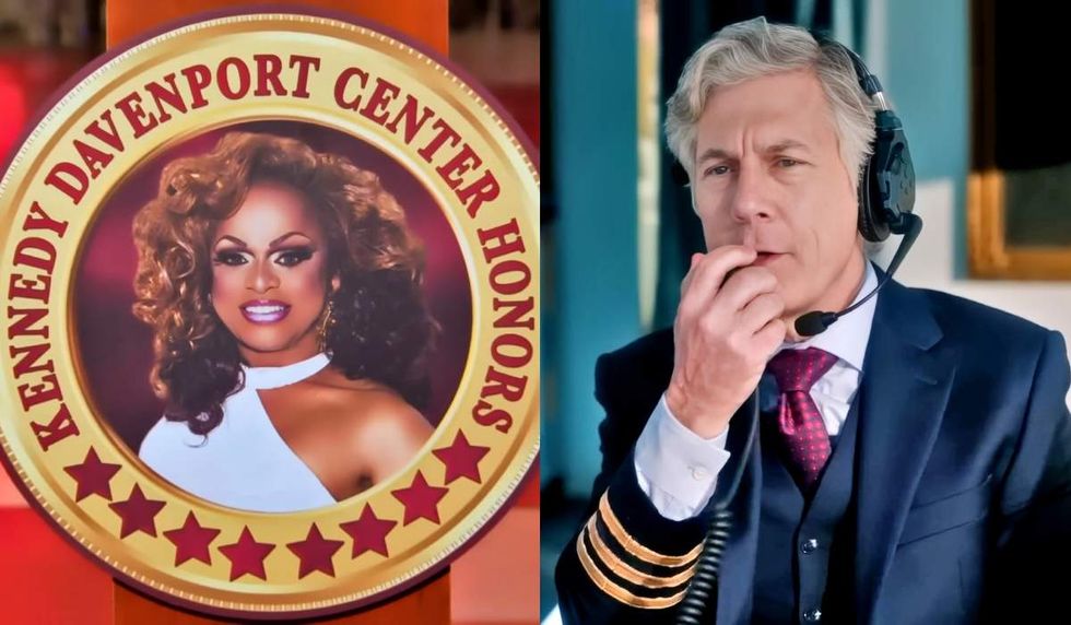 \u200bKennedy Davenport Center Honors sign on RuPaul's Drag Race All Stars; Chris Parnell as Conductor Davenport in Stop! That! Train!