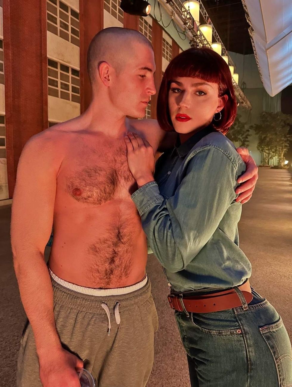 \u200bKieron Moore and Miles Heizer via Instagram