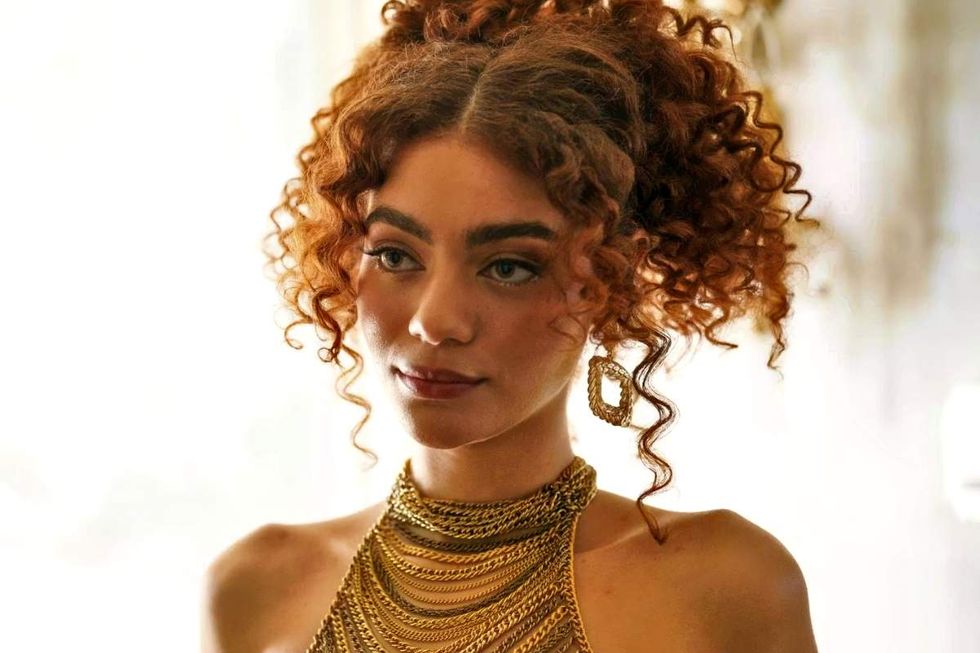 \u200bKsenia Daniela Kharlamova as Svetlana Vetrova on Heated Rivalry