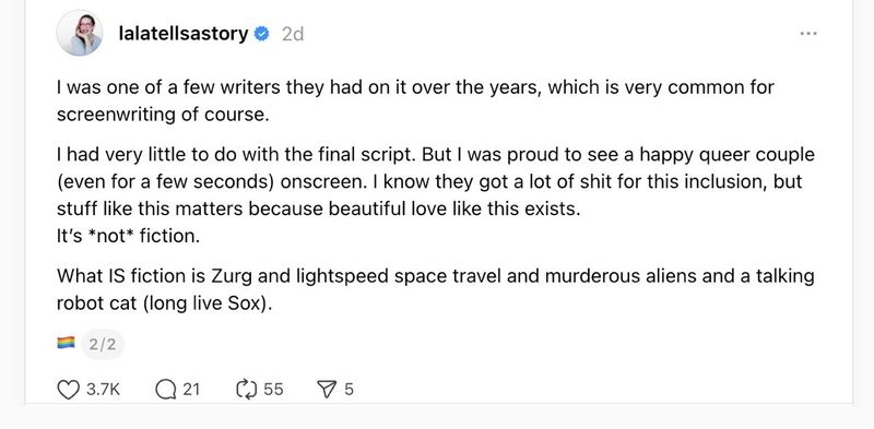 \u200bLauren Gunderson via Threads