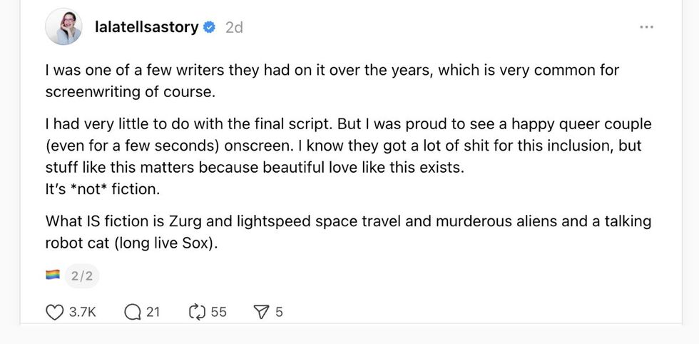 \u200bLauren Gunderson via Threads