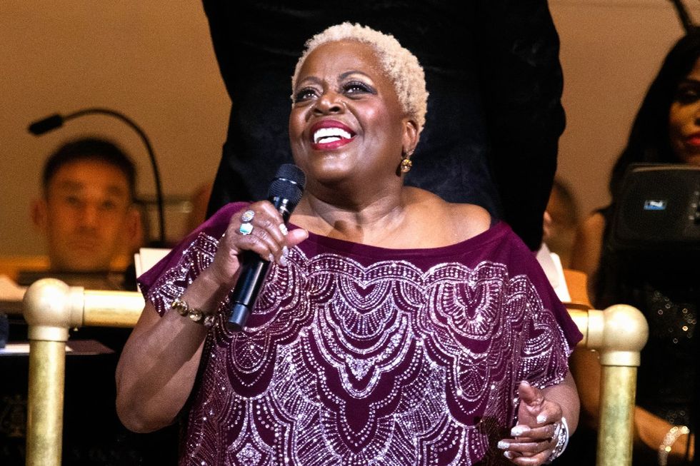 \u200bLillias White performing at The New York Pops 40th Birthday Gala in May 2023