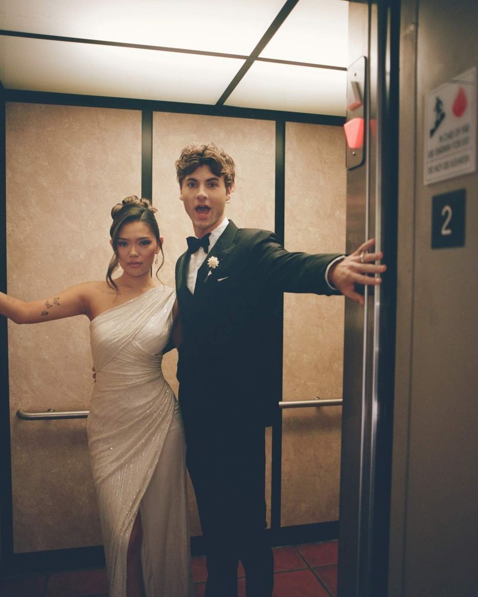 \u200bLisa Yamada and Christian Weissmann dressed for the 52nd Daytime Emmy Awards