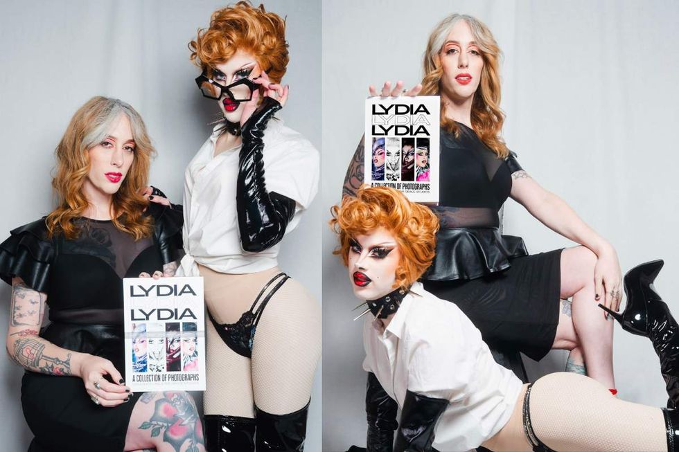 \u200bLydia B Kollins and Ava Grace in promotional images for Lydia Lydia Lydia: A Collection of Photographs\u200b