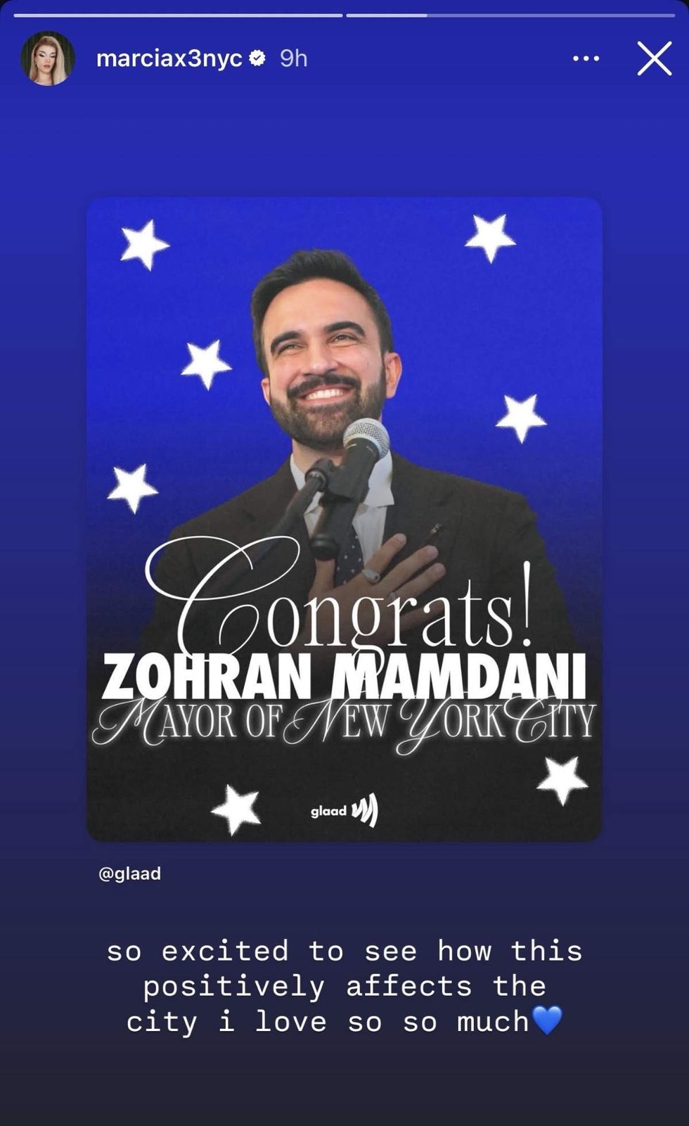 \u200bMarcia Marcia Marcia, A.K.A. Marty Lauter, via Instagram Story