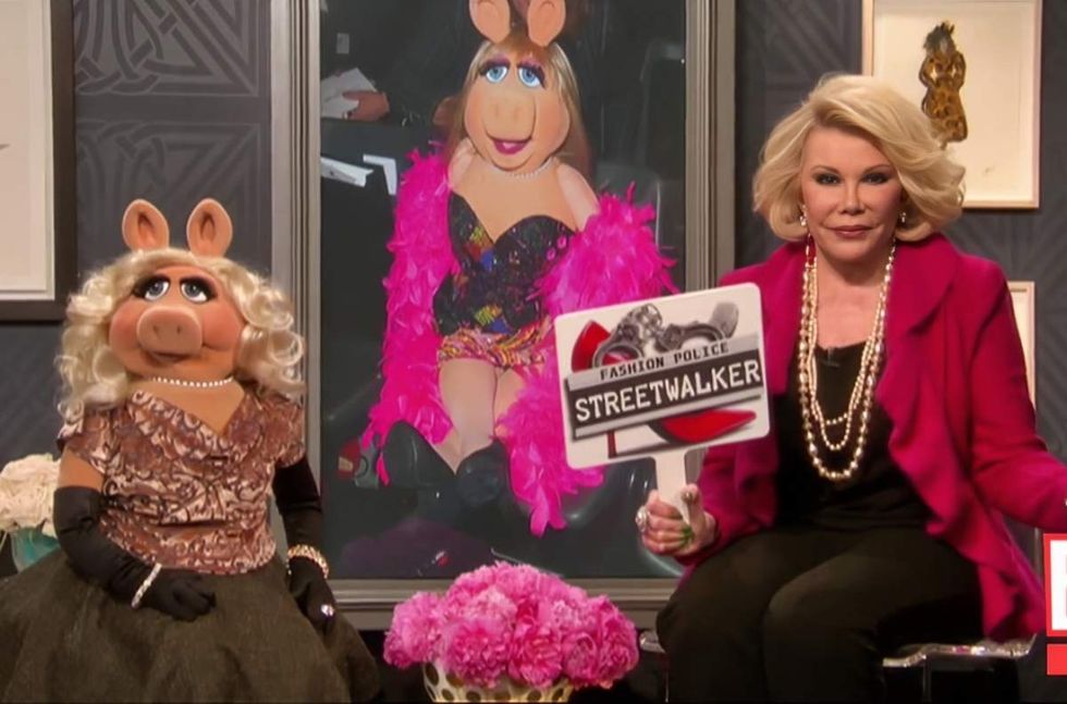 \u200bMiss Piggy and Joan Rivers on Fashion Police