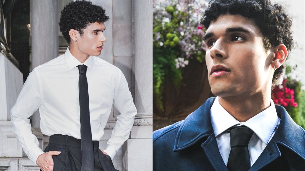 \u200bModel Collin Robinson poses in Code-Switching With Style photo shoot by photographer Ricardo Diaz