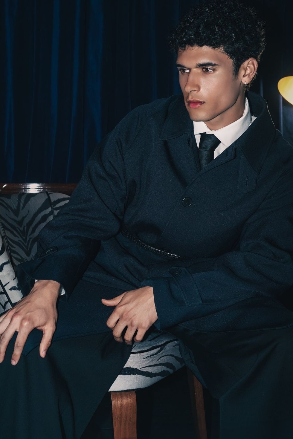 \u200bModel Collin Robinson poses in Code-Switching With Style photo shoot