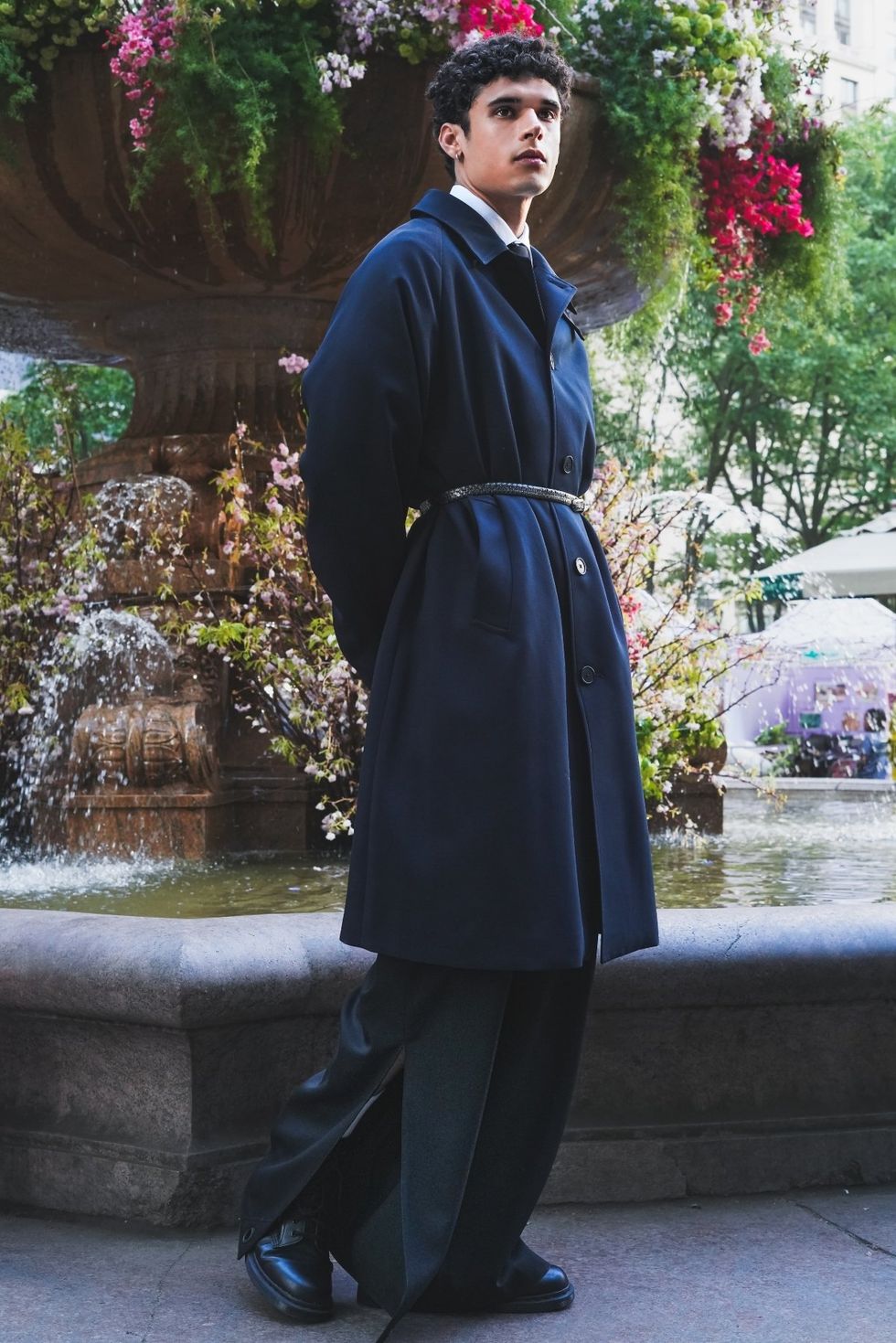 \u200bModel Collin Robinson poses in Code-Switching With Style photo shoot