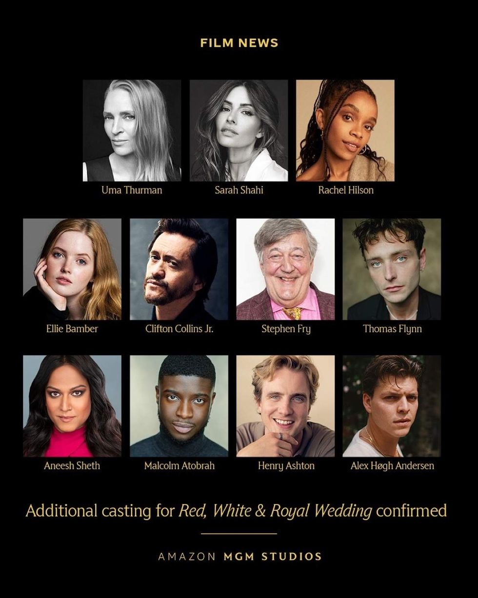 \u200bNew cast members starring in \u200bRed, White & Royal Wedding\u200b