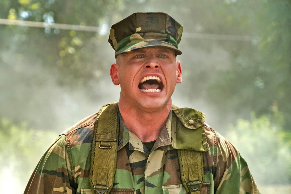 \u200bNicholas Logan as Sgt. Howitt on Boots
