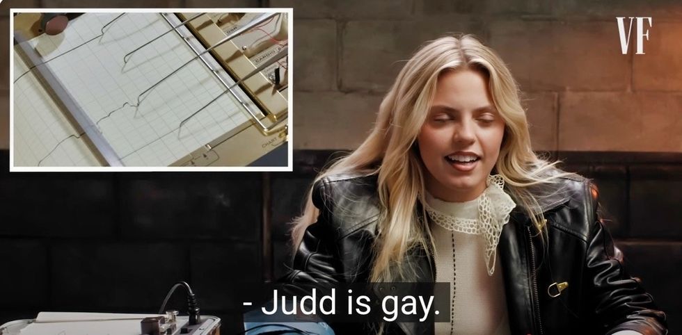 \u200bRene\u00e9 Rapp thinks Judd, the Lie Detector Test operator, is gay