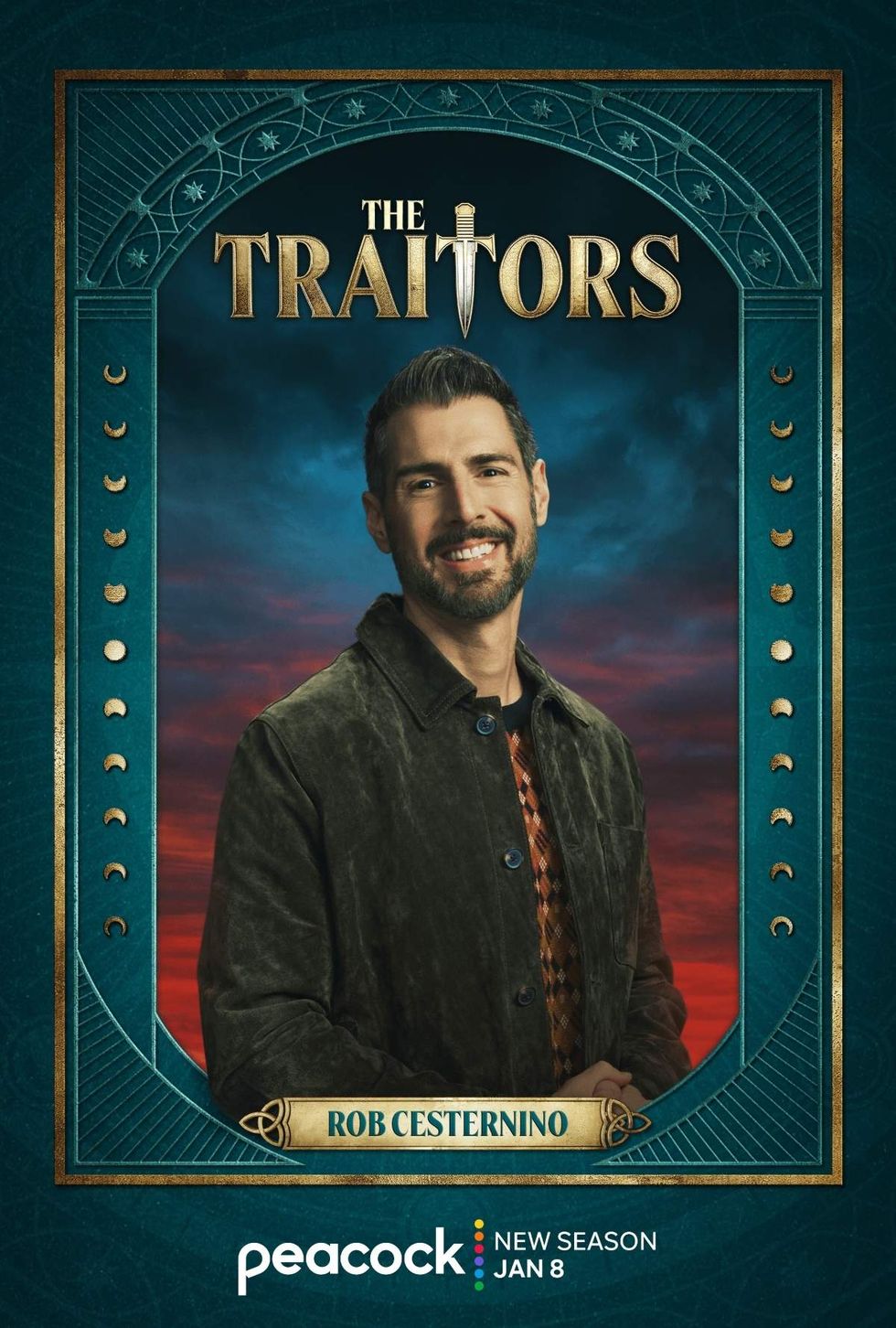 \u200bRob Cesternino on The Traitors season 4.