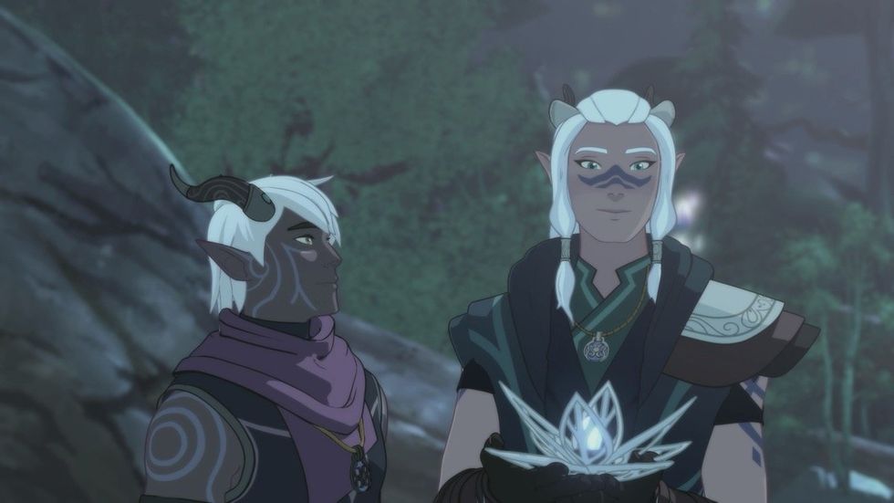 \u200bRunaan and Ethari on The Dragon Prince