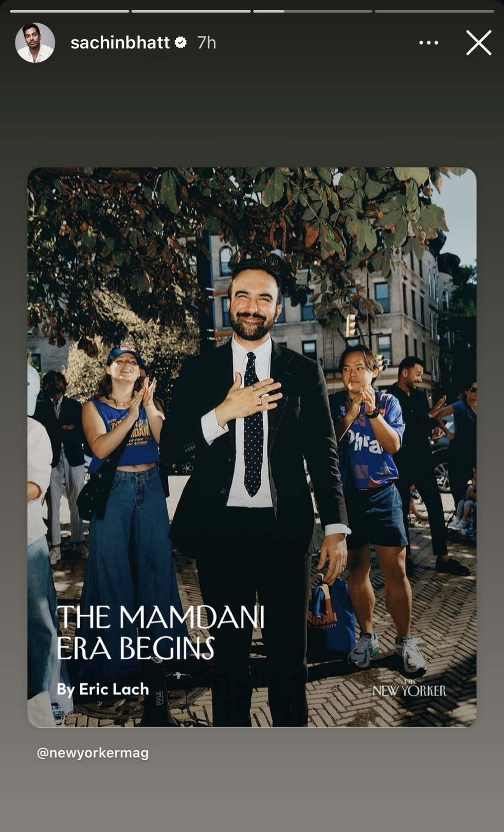 \u200bSachin Bhatt via Instagram Story