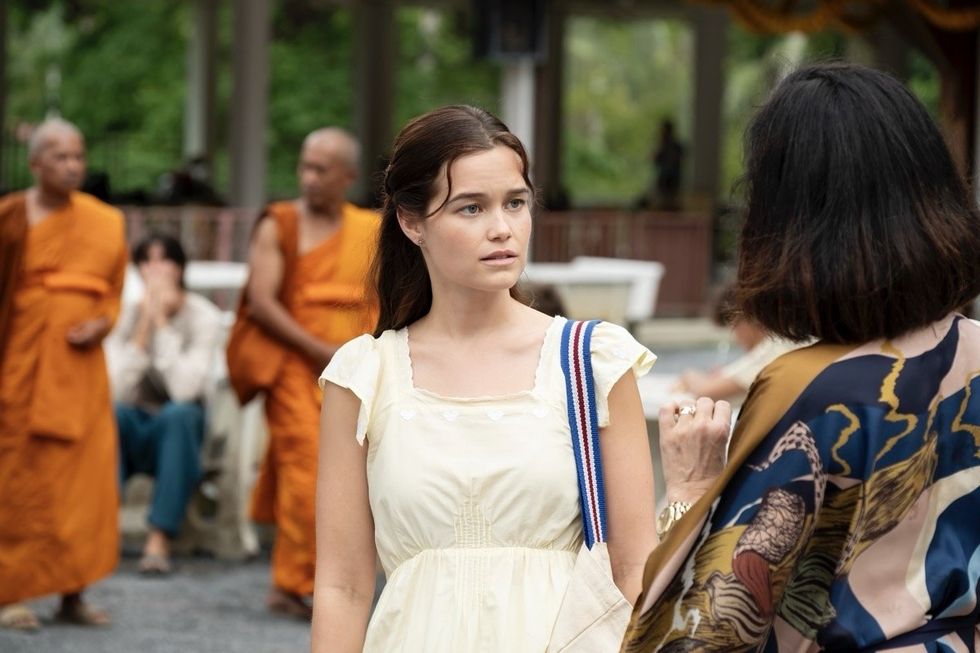 \u200bSarah Catherine Hook on The White Lotus season 3 episode 6