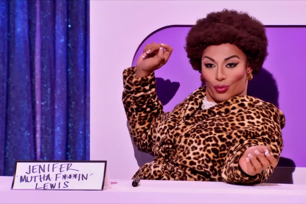 \u200bShangela as Jenifer Lewis in the Snatch Game of RuPaul's Drag Race All Stars season 3