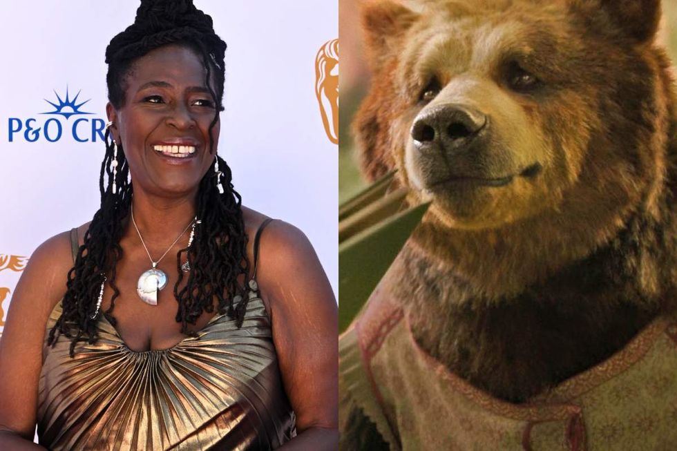 \u200bSharon D. Clarke at the 2025 BAFTA Television Awards; Dulcibear in the \u200bWicked\u200b movie
