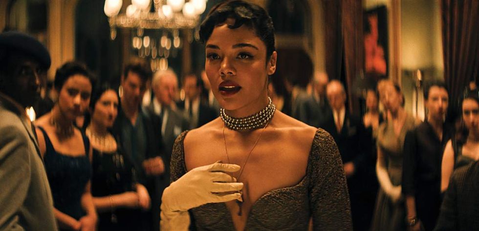 \u200bTessa Thompson in a scene from the movie Hedda