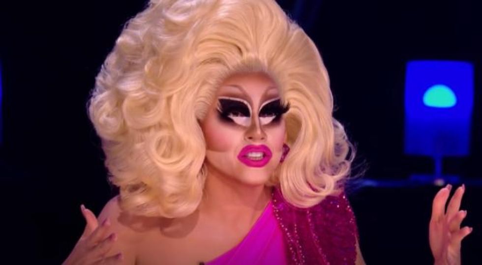 \u200bTrixie Mattel as one of the main judges on the drag/singing competition series Queen of the Universe