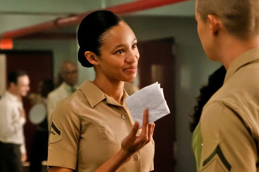 \u200bTroy Leigh-Anne Johnson as Alice on \u200bBoots\u200b