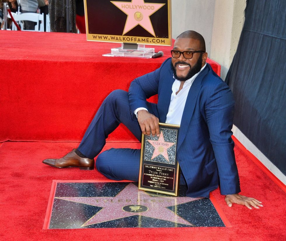 \u200bTyler Perry honored with a star in the Hollywood Walk of Fame