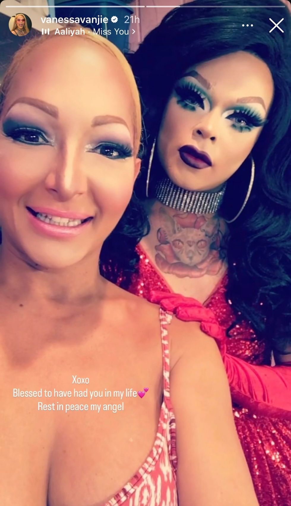 \u200bVanessa Vanjie via Instagram story