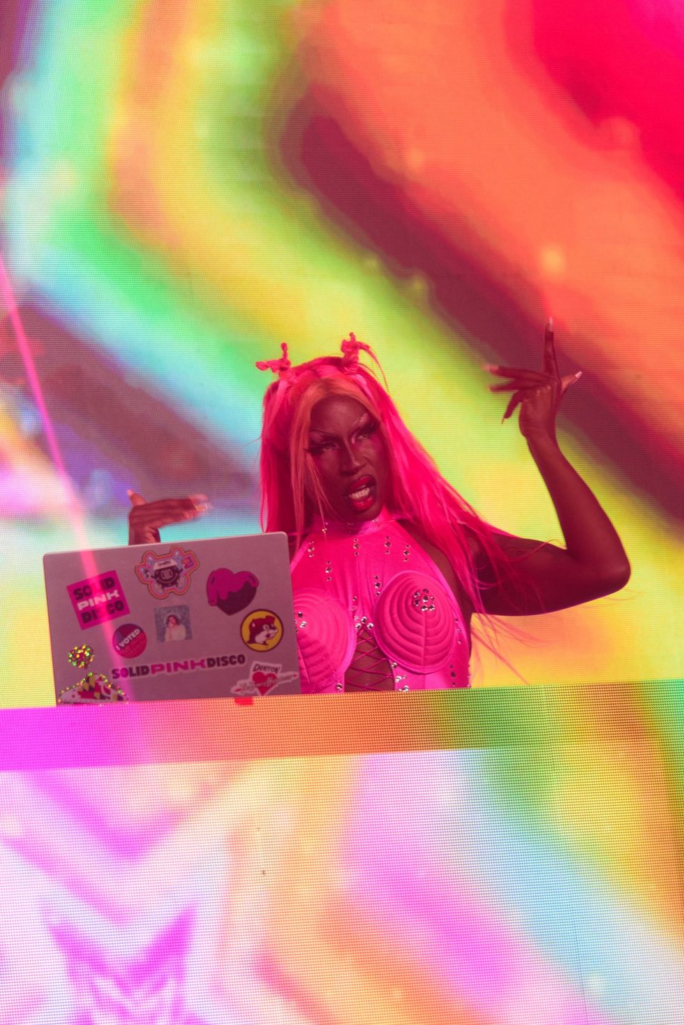 \u200bWorldPride 2025 Trixie Mattel Solid Pink Disco