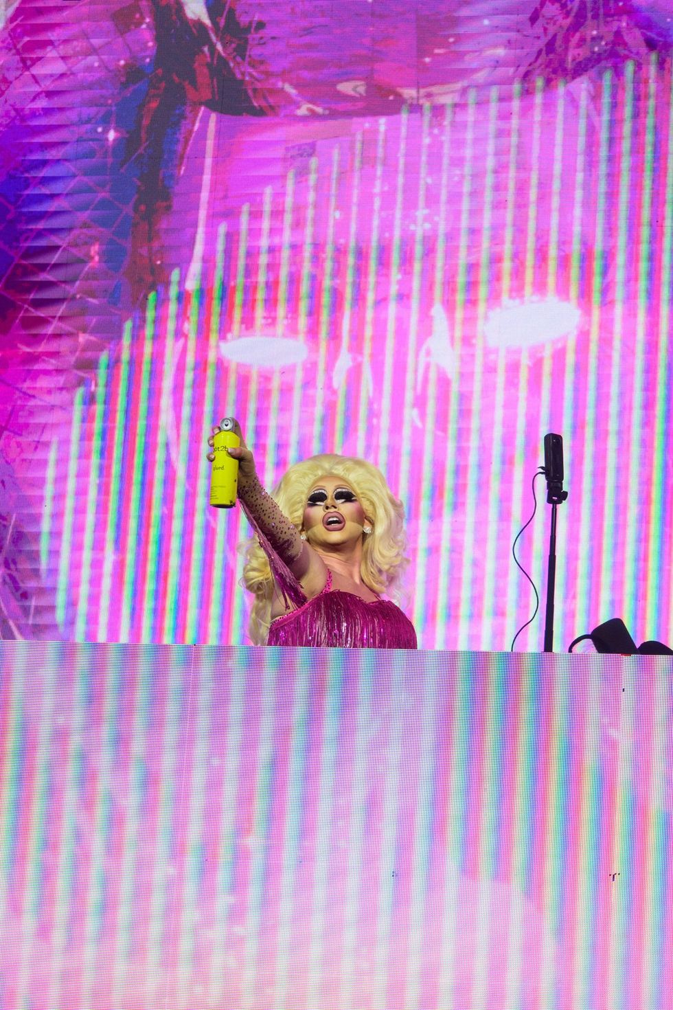 \u200bWorldPride 2025 Trixie Mattel Solid Pink Disco