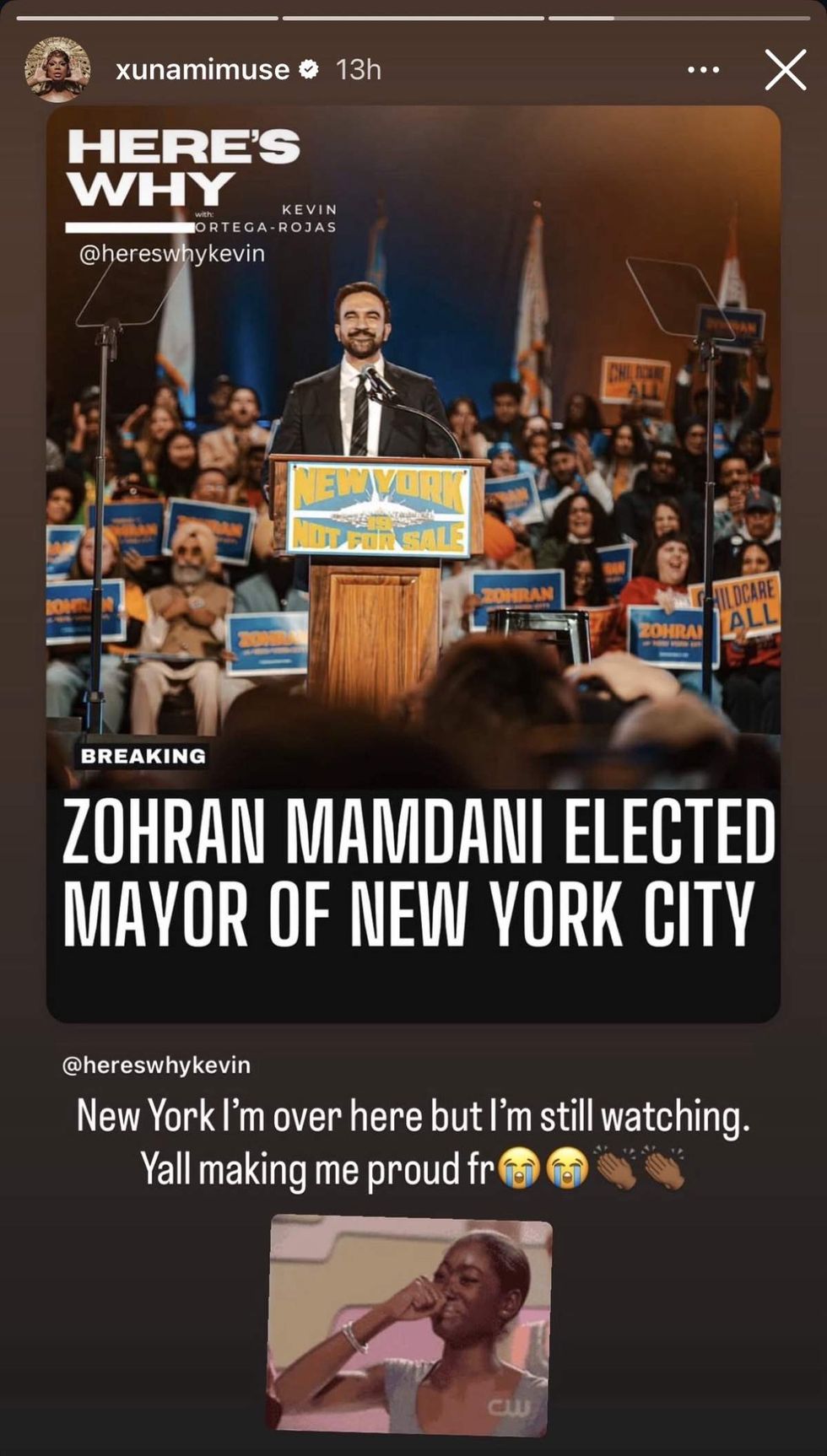 \u200bXunami Muse via Instagram Story