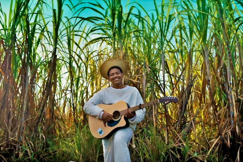 \u200bYoung man in the opening scene of Bad Bunny's 2026 Super Bowl Halftime Show