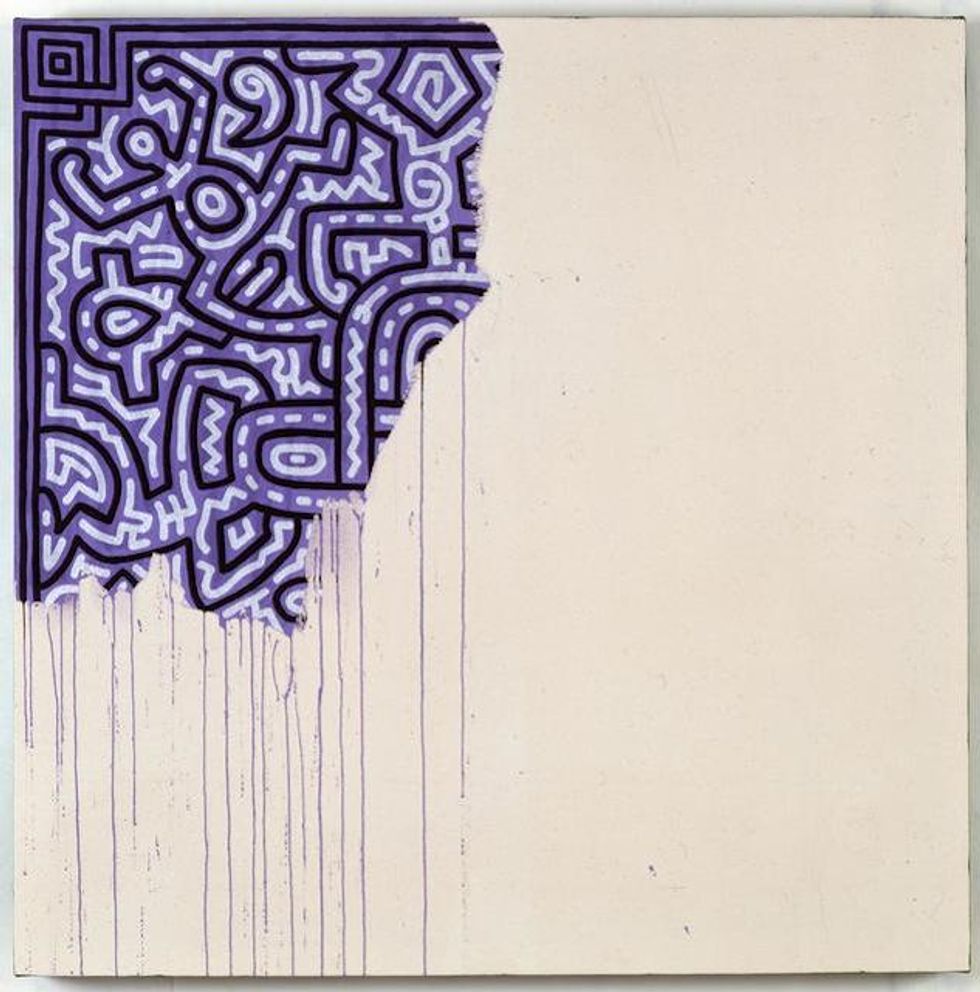 'Unfinished Painting' by Keith Haring.