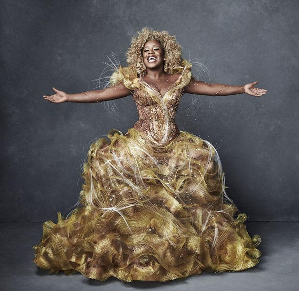 Uzo Aduba as Glinda the Good Witch in The Wiz Live on NBC