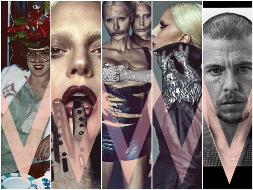 Lady Gaga Pays Tribute to Alexander McQueen in Latest 'V Magazine'