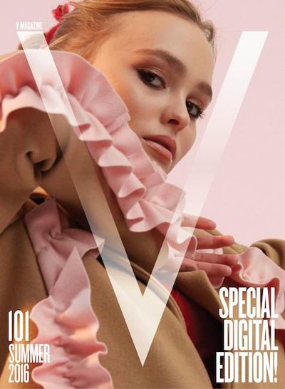 First Look: Lily-Rose Depp on The Cover of 'V Magazine