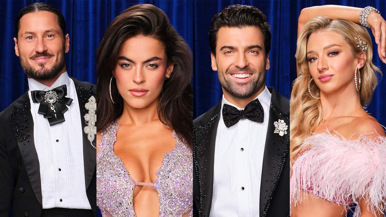 Valentin Chmerkovskiy, Sarah Jane Nader, Jan Ravnik, and Amber Glenn.
