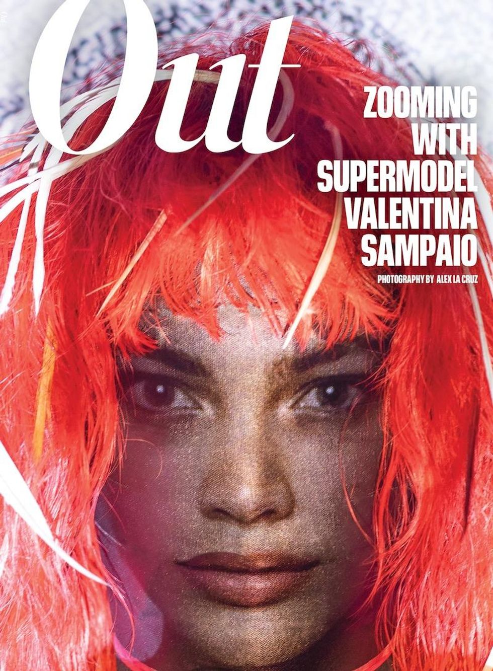 Valentina Sampaio on the cover of Out Magazine
