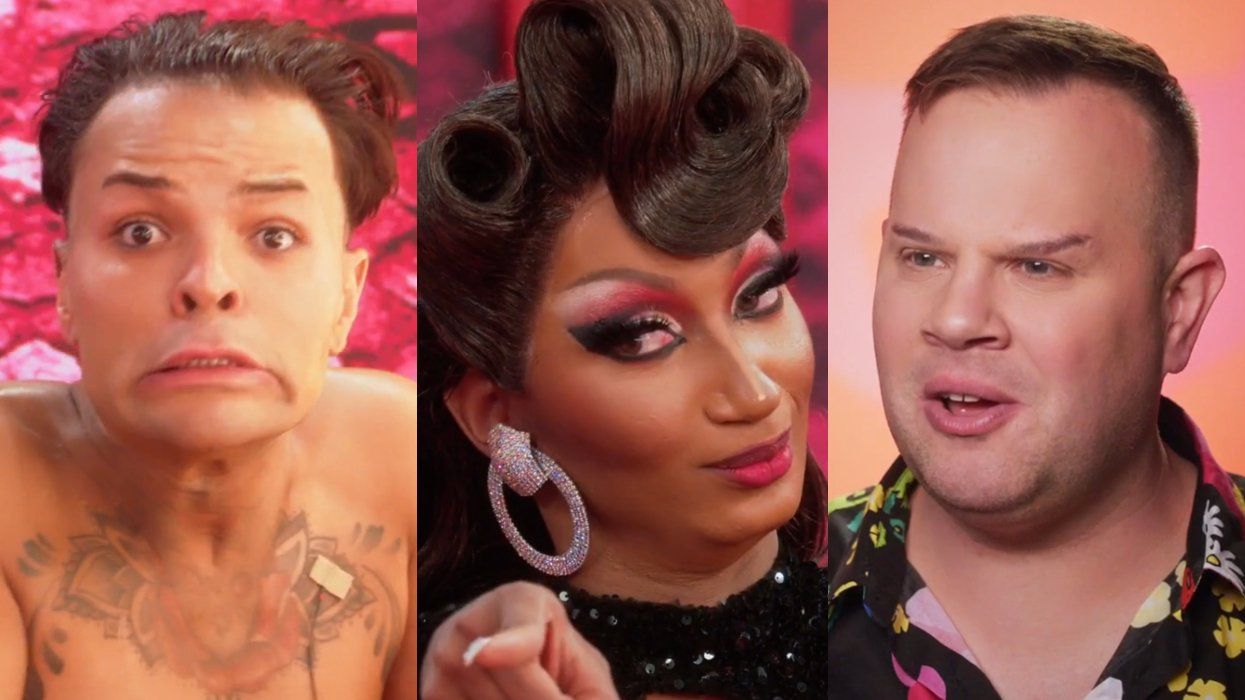 Vanessa Vanjie; Angeria Paris VanMicheals; Nina West on RuPaul's Drag Race All Stars 9 episode 3