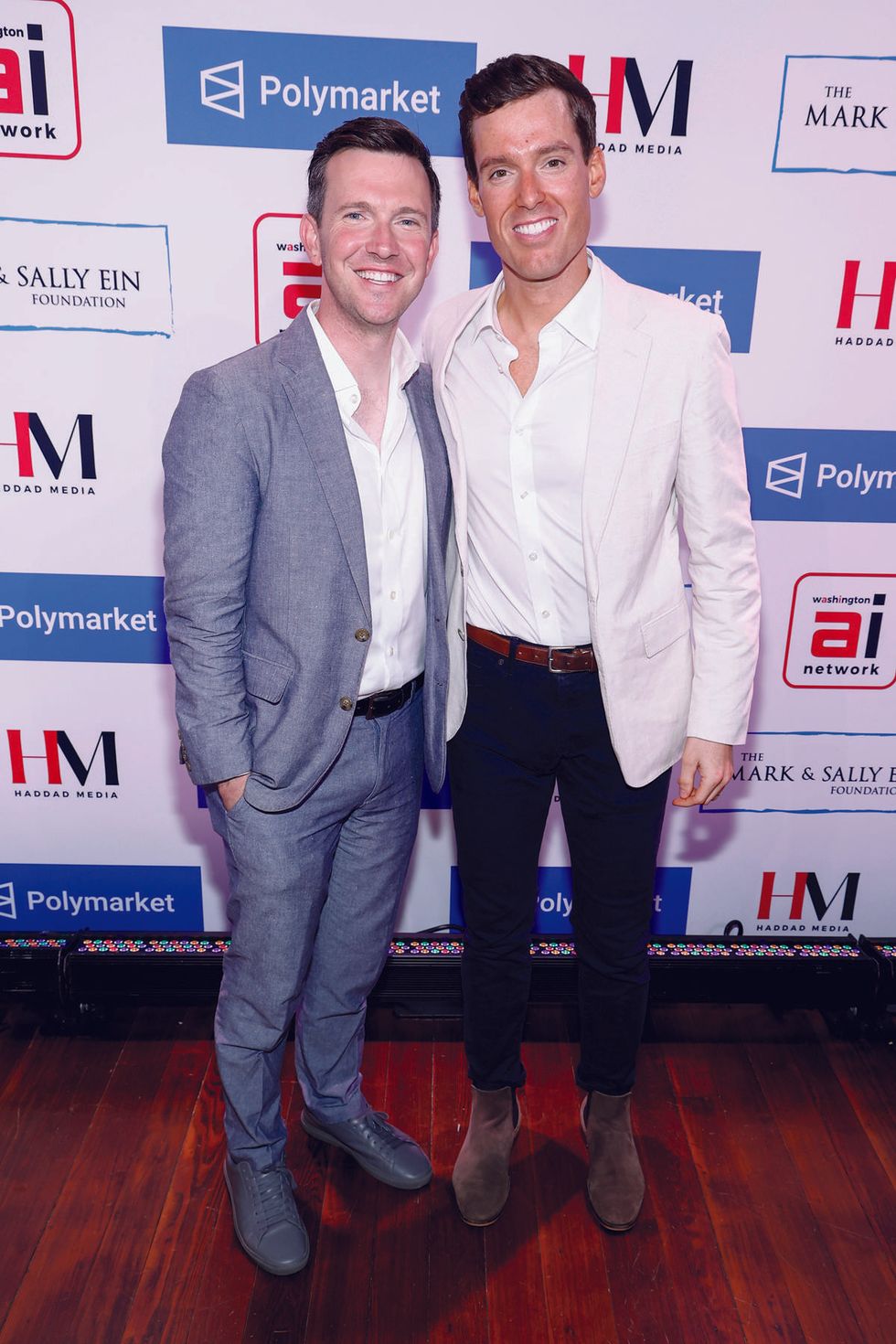Vaughn Hillyard and Devan Cayea attend the 32nd Annual White House Correspondents Weekend Garden Brunch