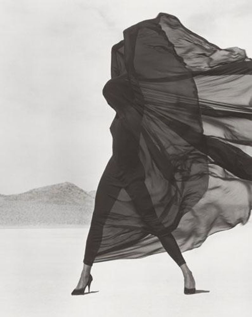 'Versace, Veiled Dress, El Mirage,' 1990