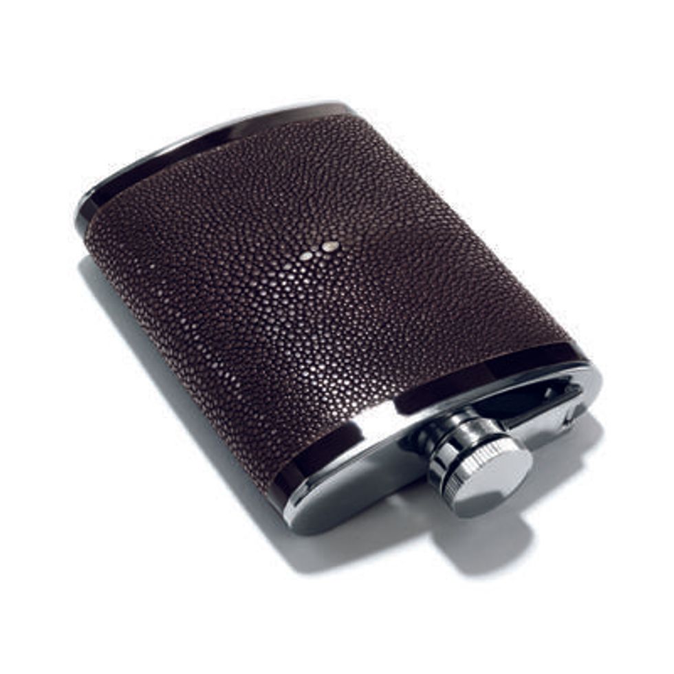 Verso flask in shagreen