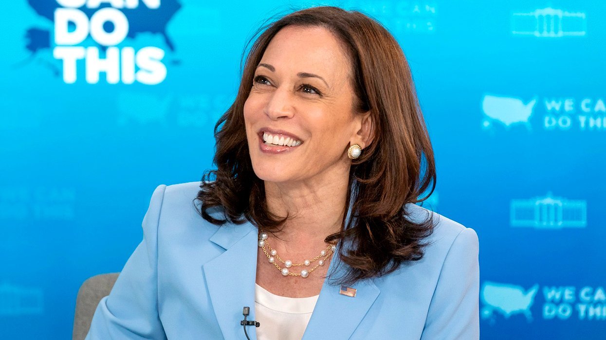 Vice President Kamala Harris delivers remarks during a virtual Vaccine Month of Action Partners Call