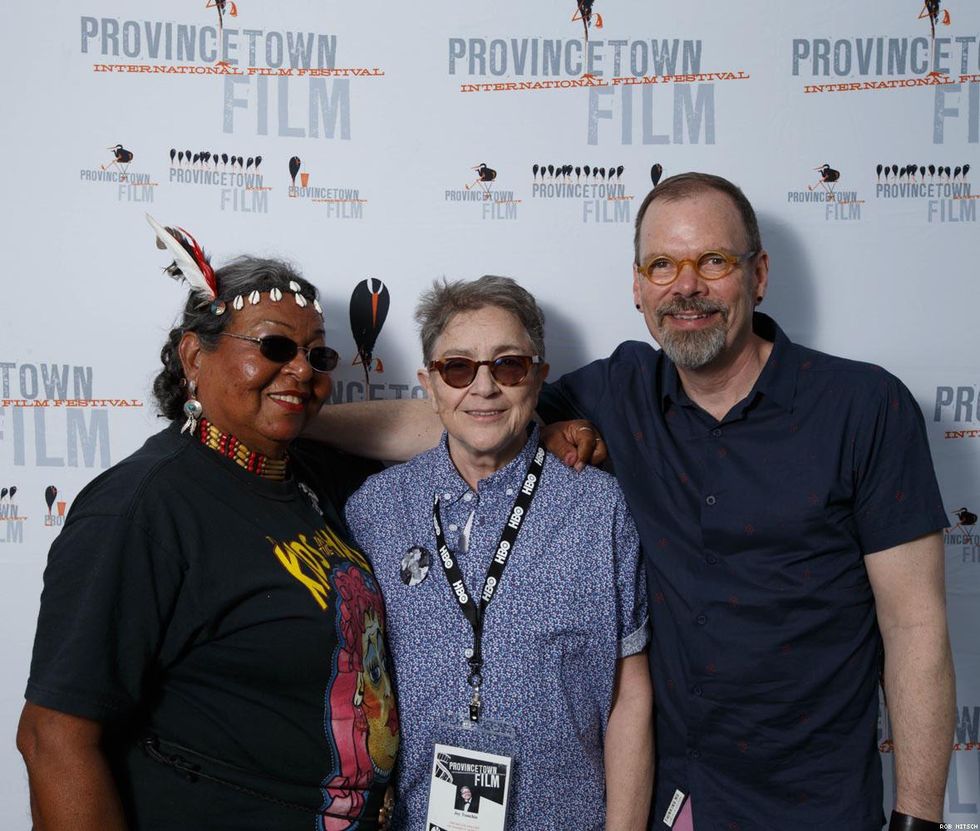 Victoria Cruz (Cast of Death & Life of Marsha P Johnson), Producer of Death & Life of Marsha P Johnson and David France - Director of Death & Life of Marsha P Johnson