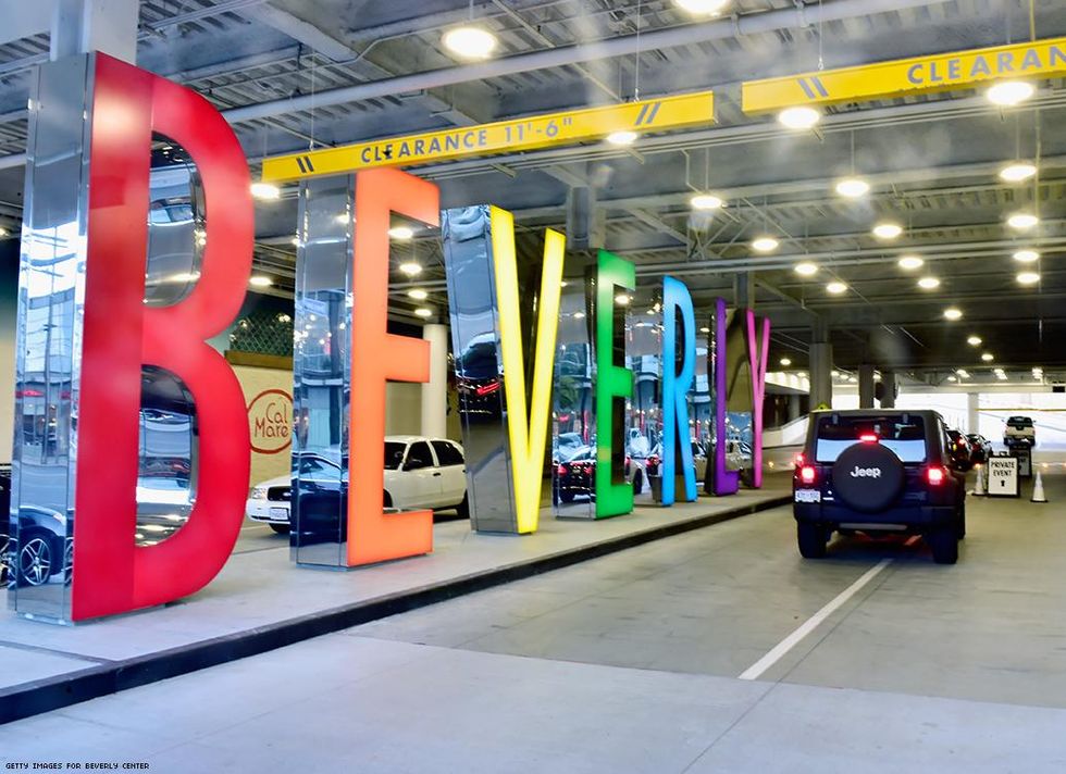 View of atmosphere at Beverly Center & The Advocate Kick-Off Pride Month with Champions of Pride Event on June 1, 2018 in Los Angeles, California.