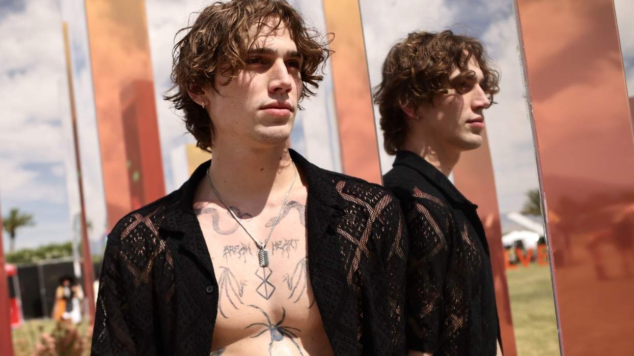 Vinnie Hacker attends Revolve Festival 2025