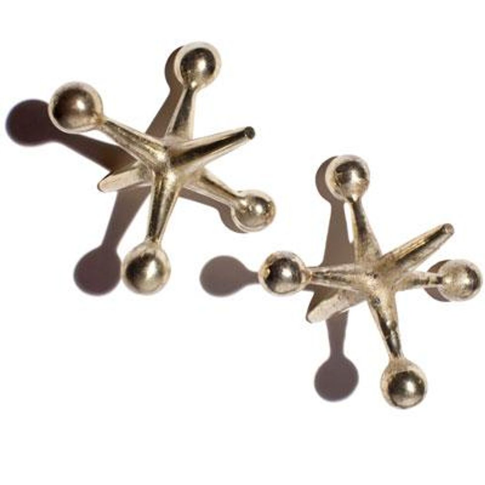 Vintage Mid-century Jacks Sculpture Set