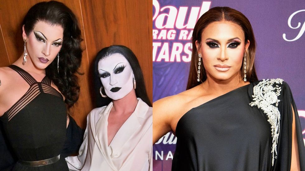 Violet Chachki and Gottmik at an intimate Pride dinner at The London Edition's Penthouse in support of the Pink Noise Foundation in London, England; Naysha Lopez at the grand premiere event of RuPaul's Drag Race All Stars season 8 in New York City