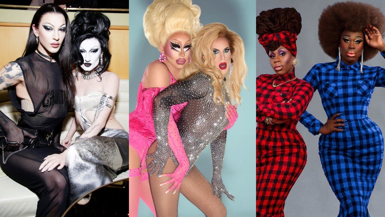 Violet Chachki and Gottmik; Trixie Mattel and Katya; Monét X Change and Bob the Drag Queen